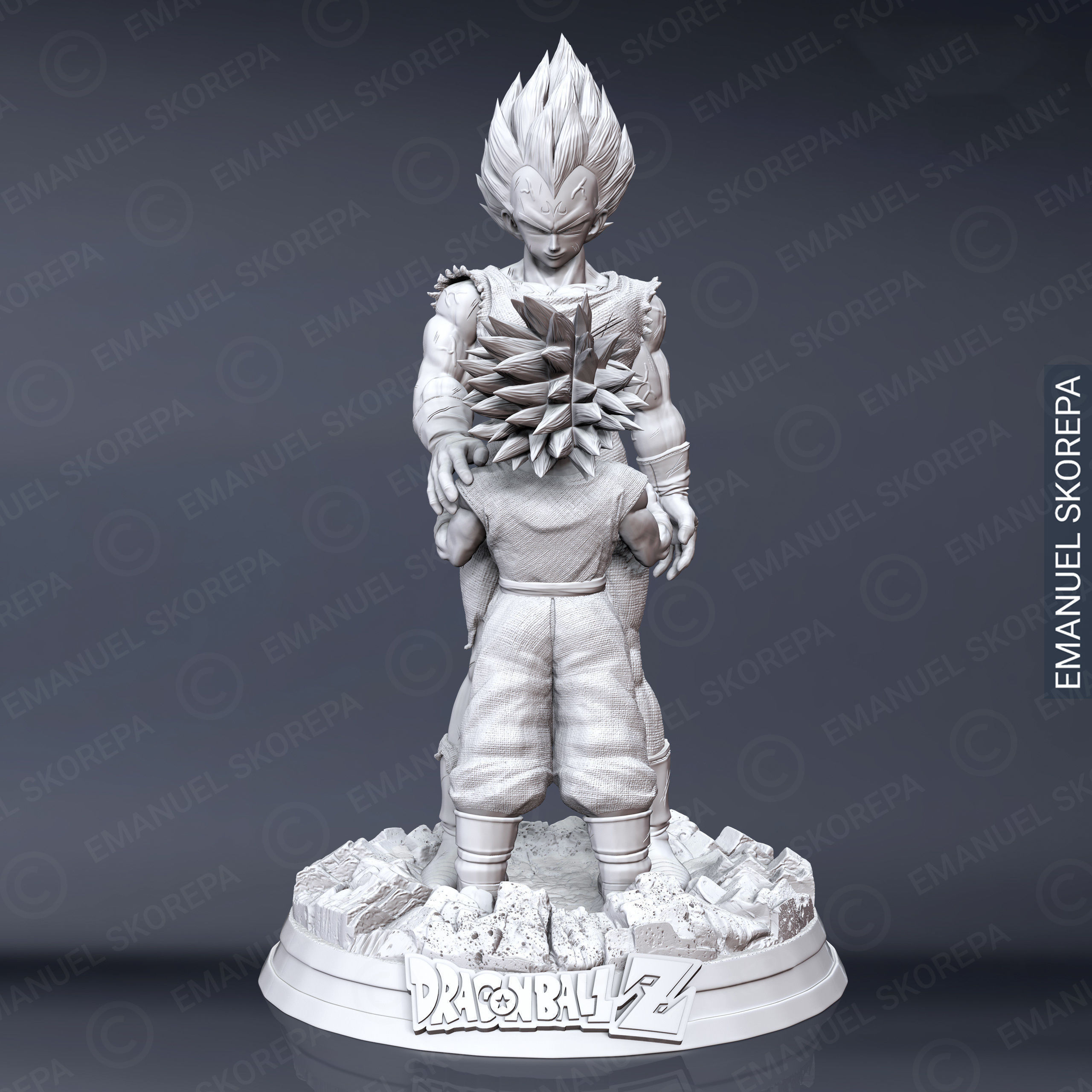 VEGETA AND TRUNKS 3D print model_2