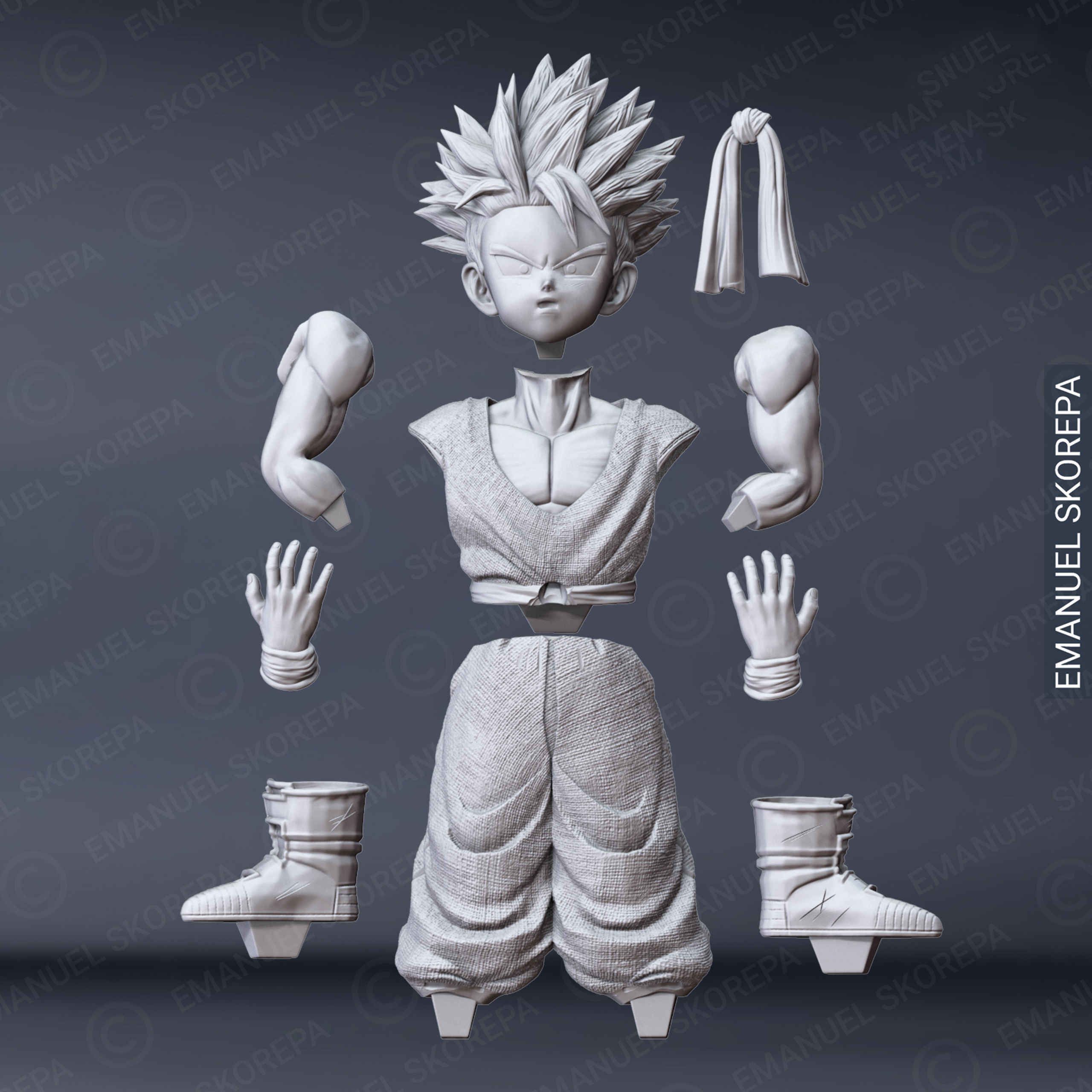VEGETA AND TRUNKS 3D print model_5
