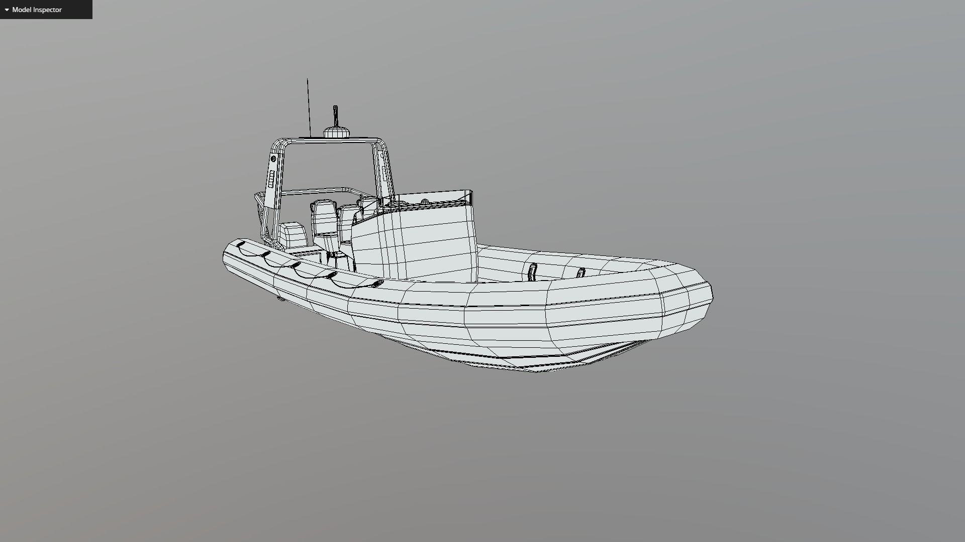 Modular Rib Low-poly 3D model_15