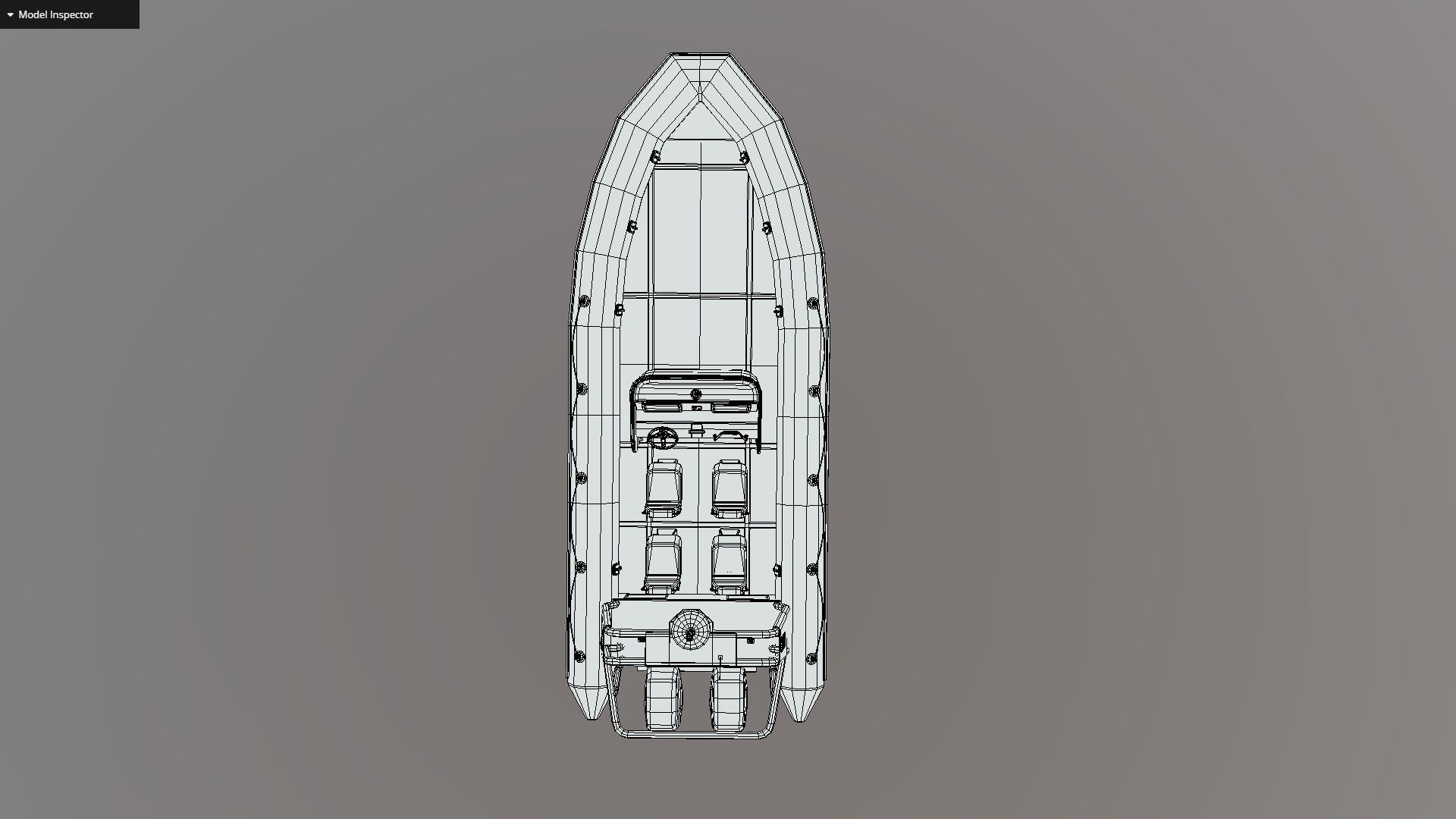 Modular Rib Low-poly 3D model_21