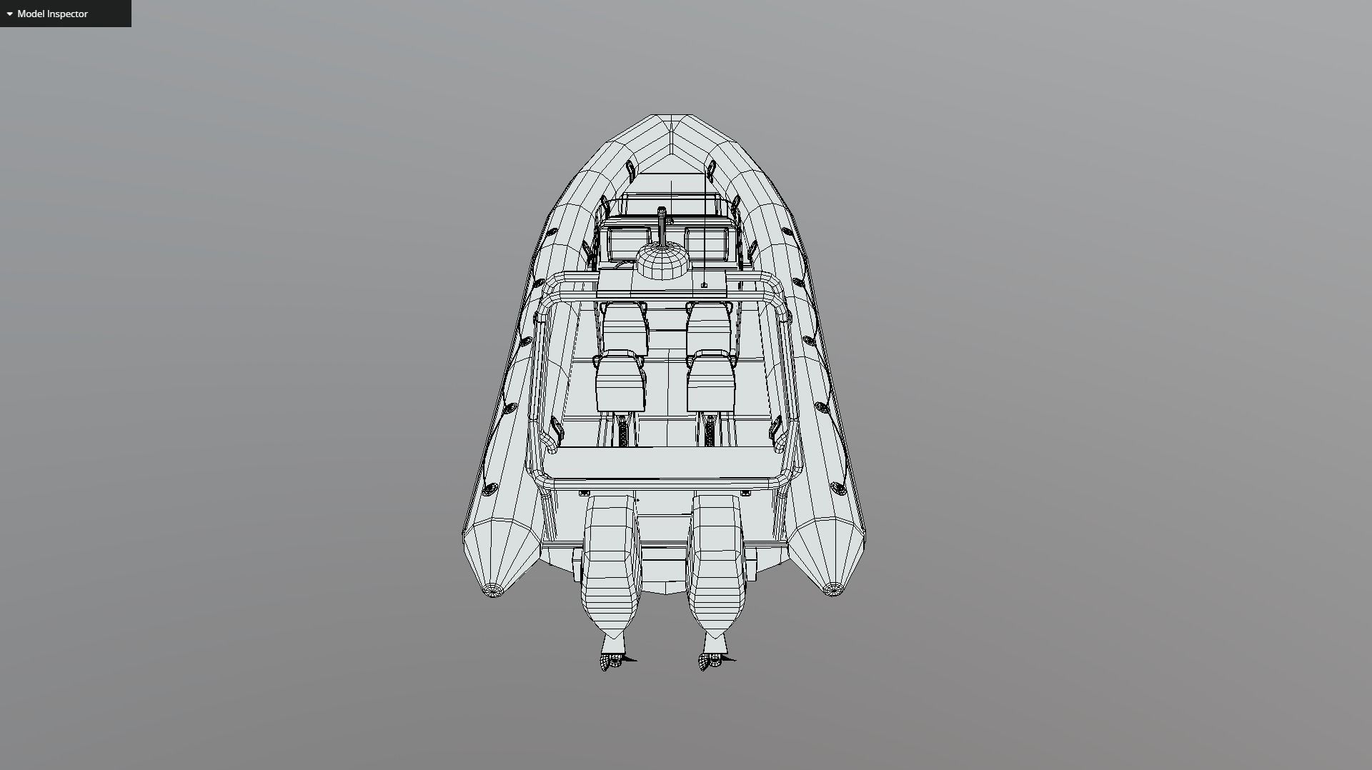 Modular Rib Low-poly 3D model_20