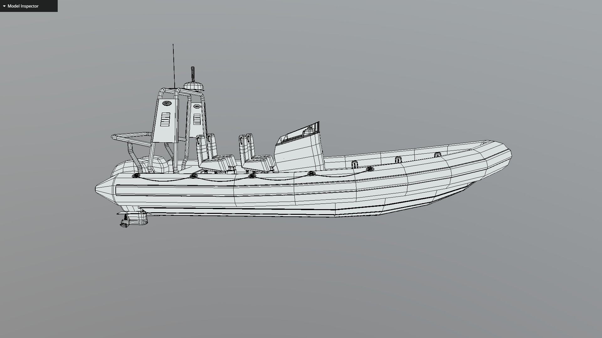 Modular Rib Low-poly 3D model_14