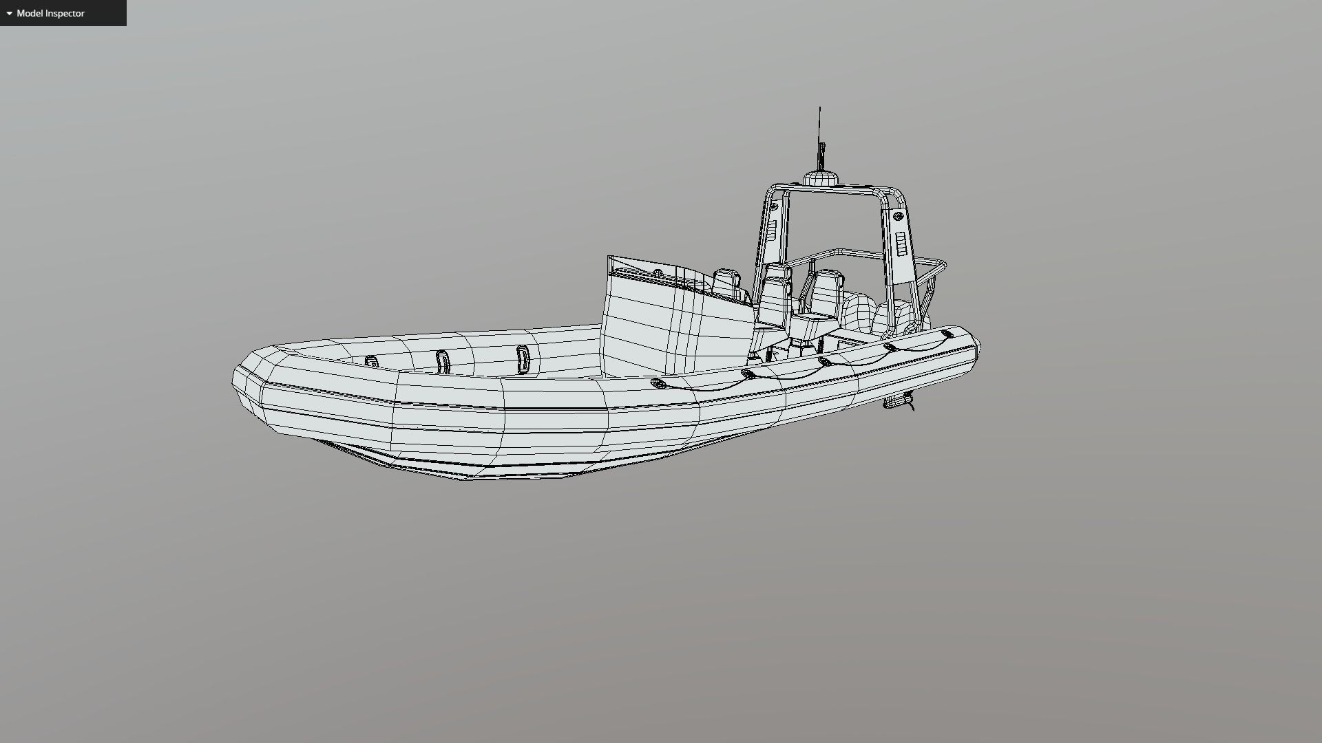Modular Rib Low-poly 3D model_17