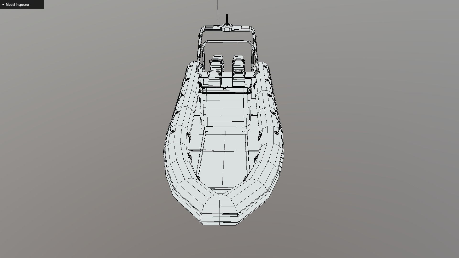 Modular Rib Low-poly 3D model_16