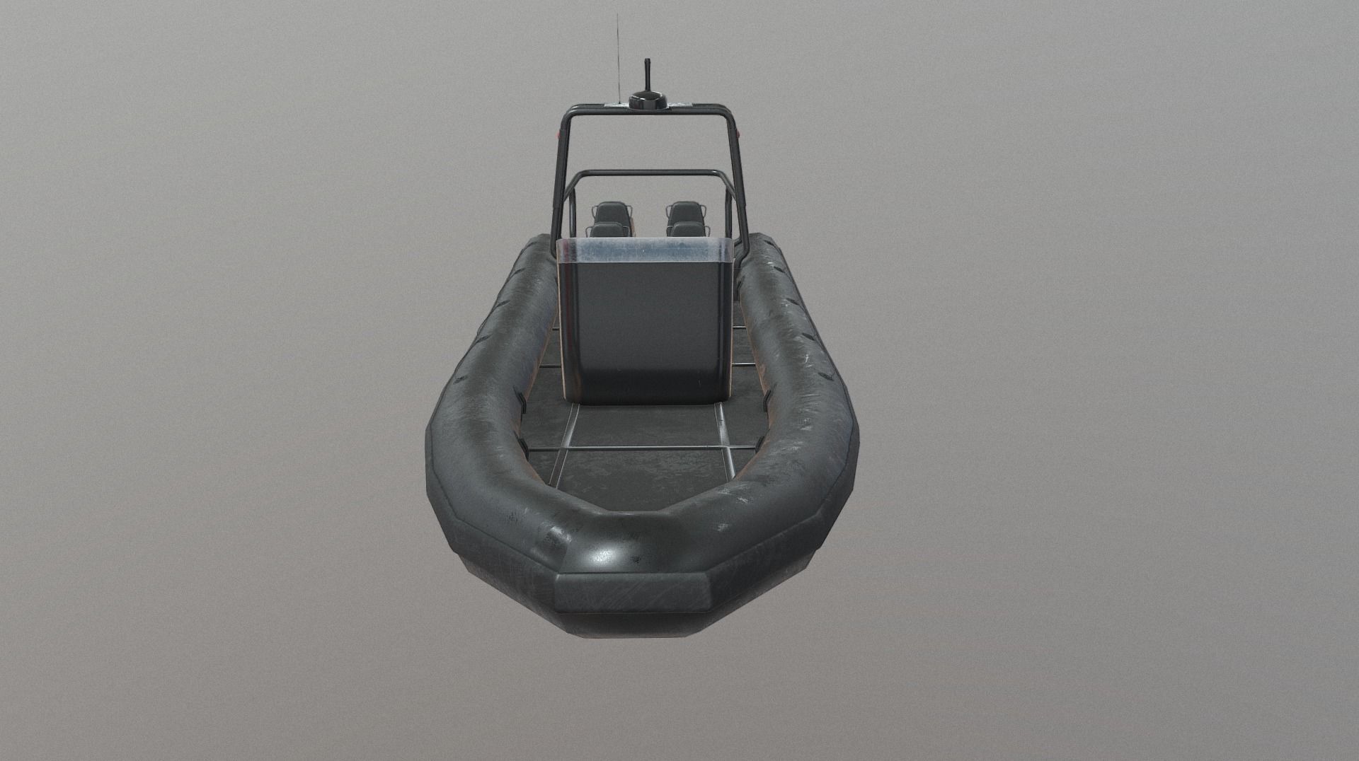 Modular Rib Low-poly 3D model_3