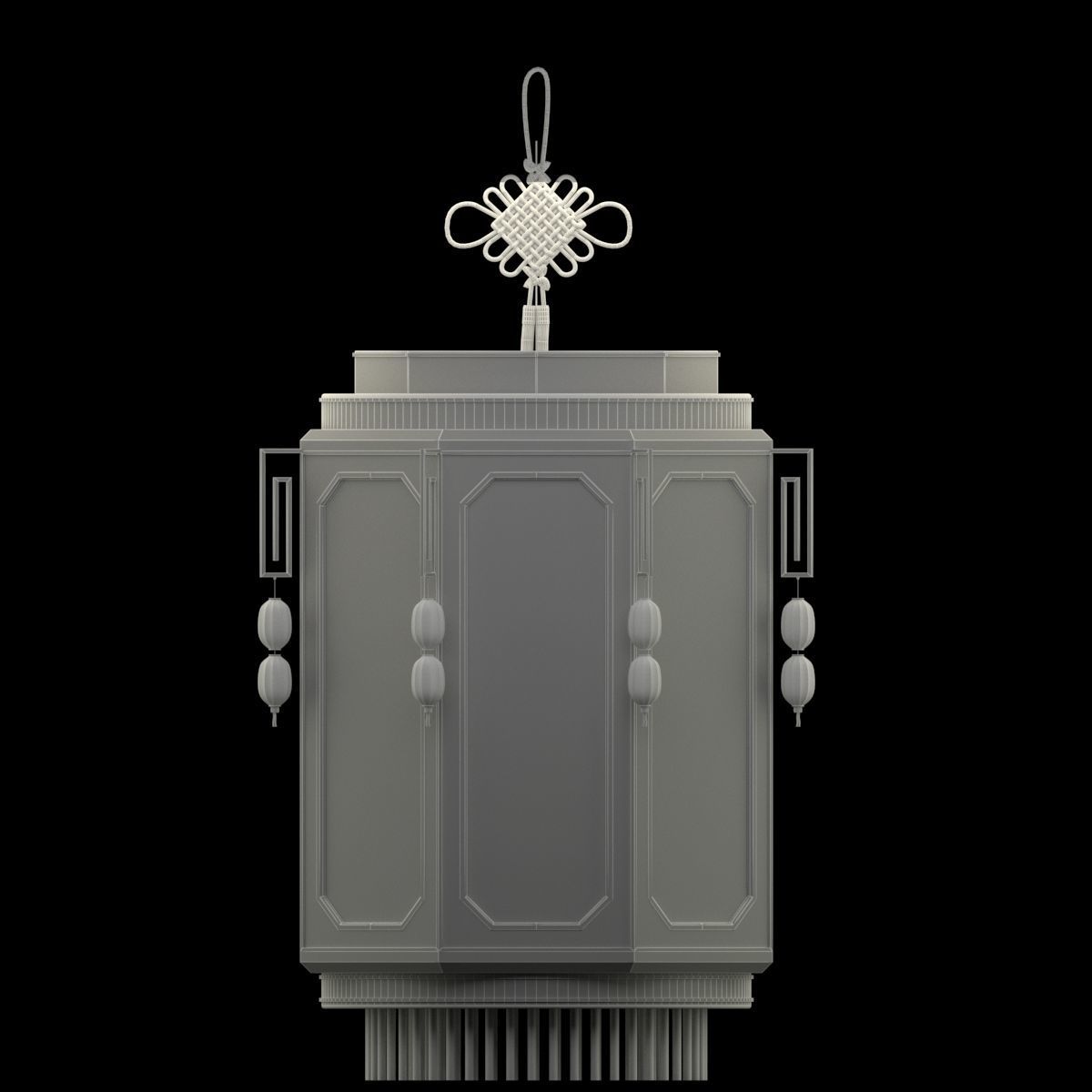 Chinese Palace Lantern 3D model_5