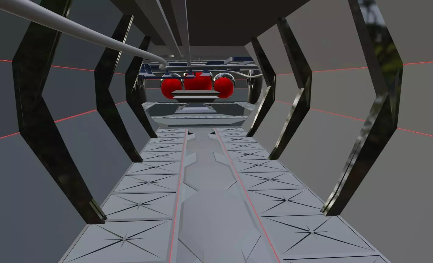 Spaceship Aircraft Low-poly 3D model