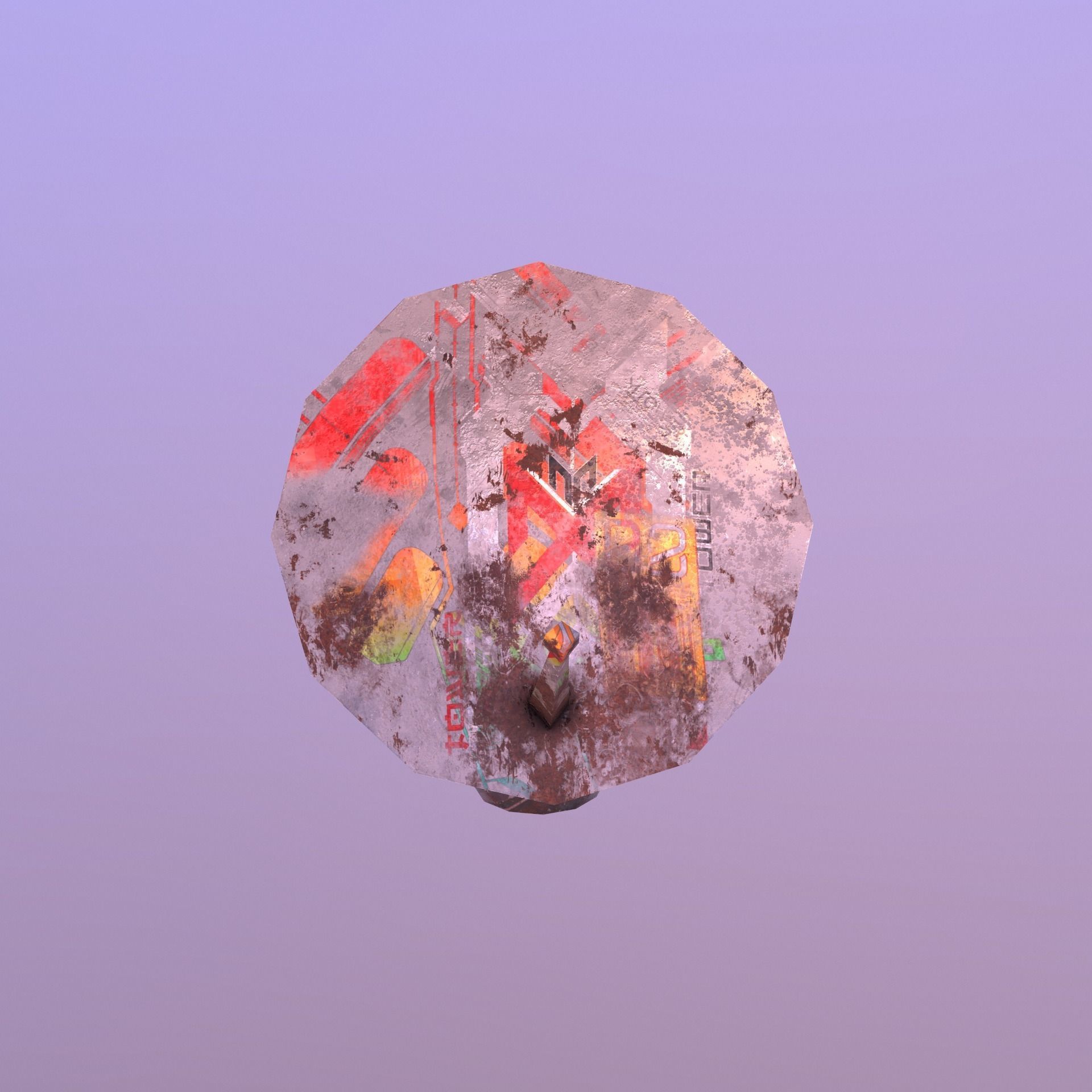 Stylize- Satellite Low-poly 3D model_2