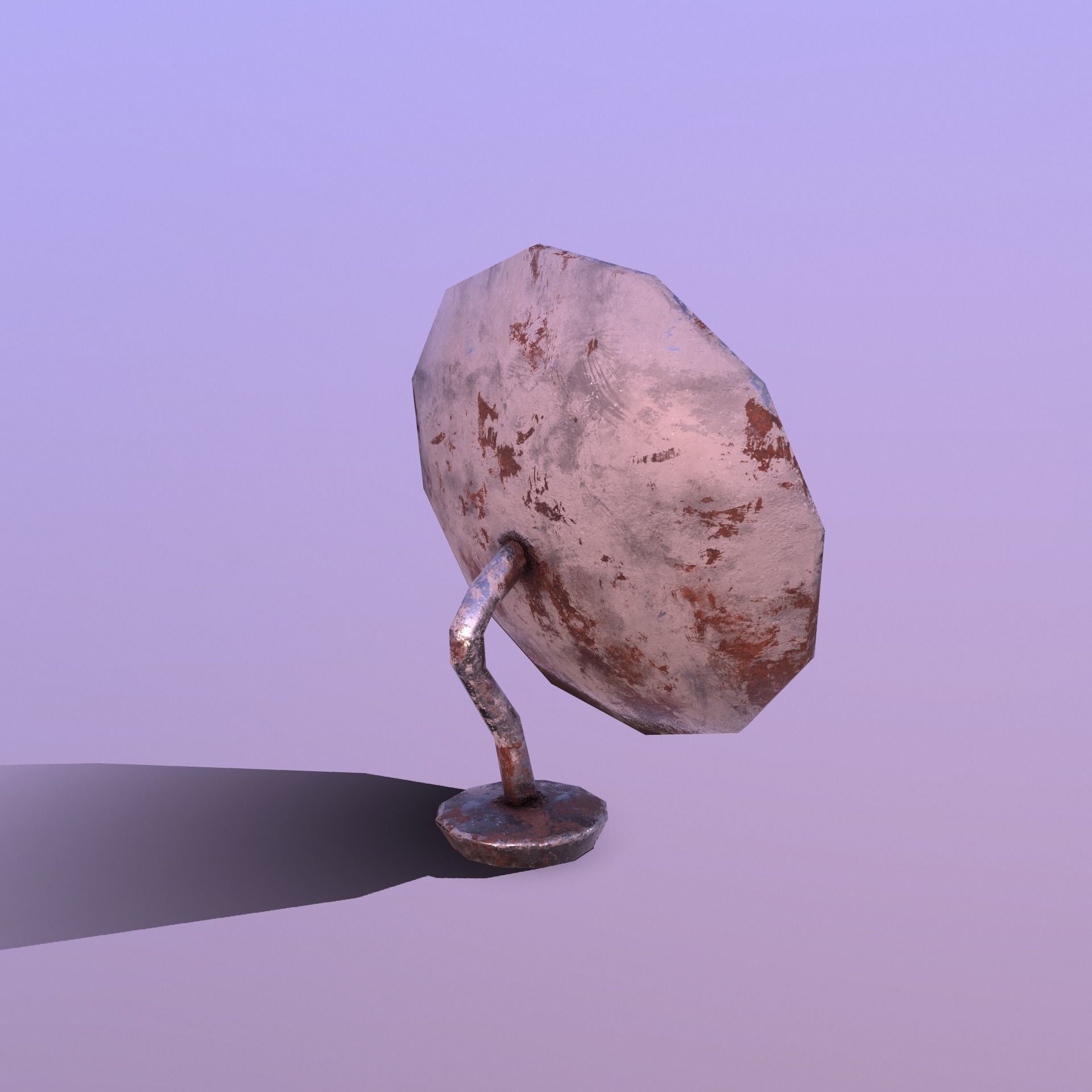 Stylize- Satellite Low-poly 3D model_5