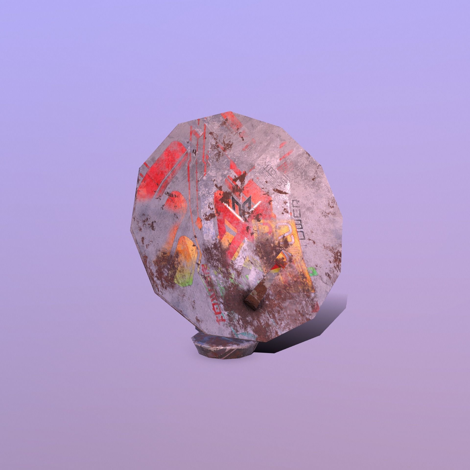 Stylize- Satellite Low-poly 3D model_14