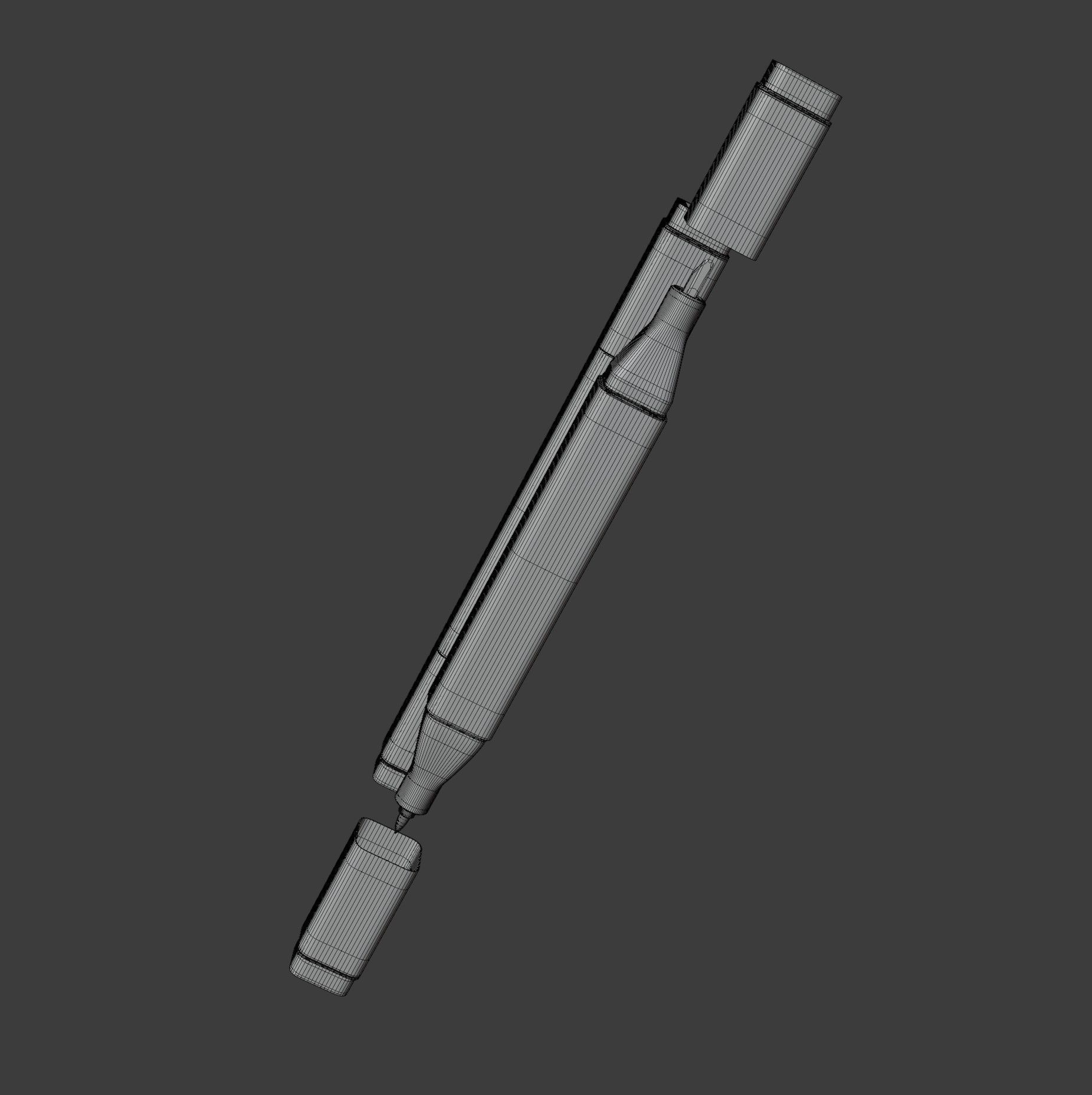 Copic Classic Marker 3D model_12