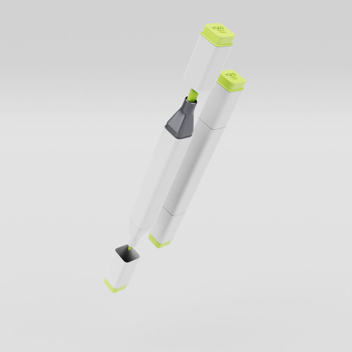 Copic Classic Marker 3D model_5
