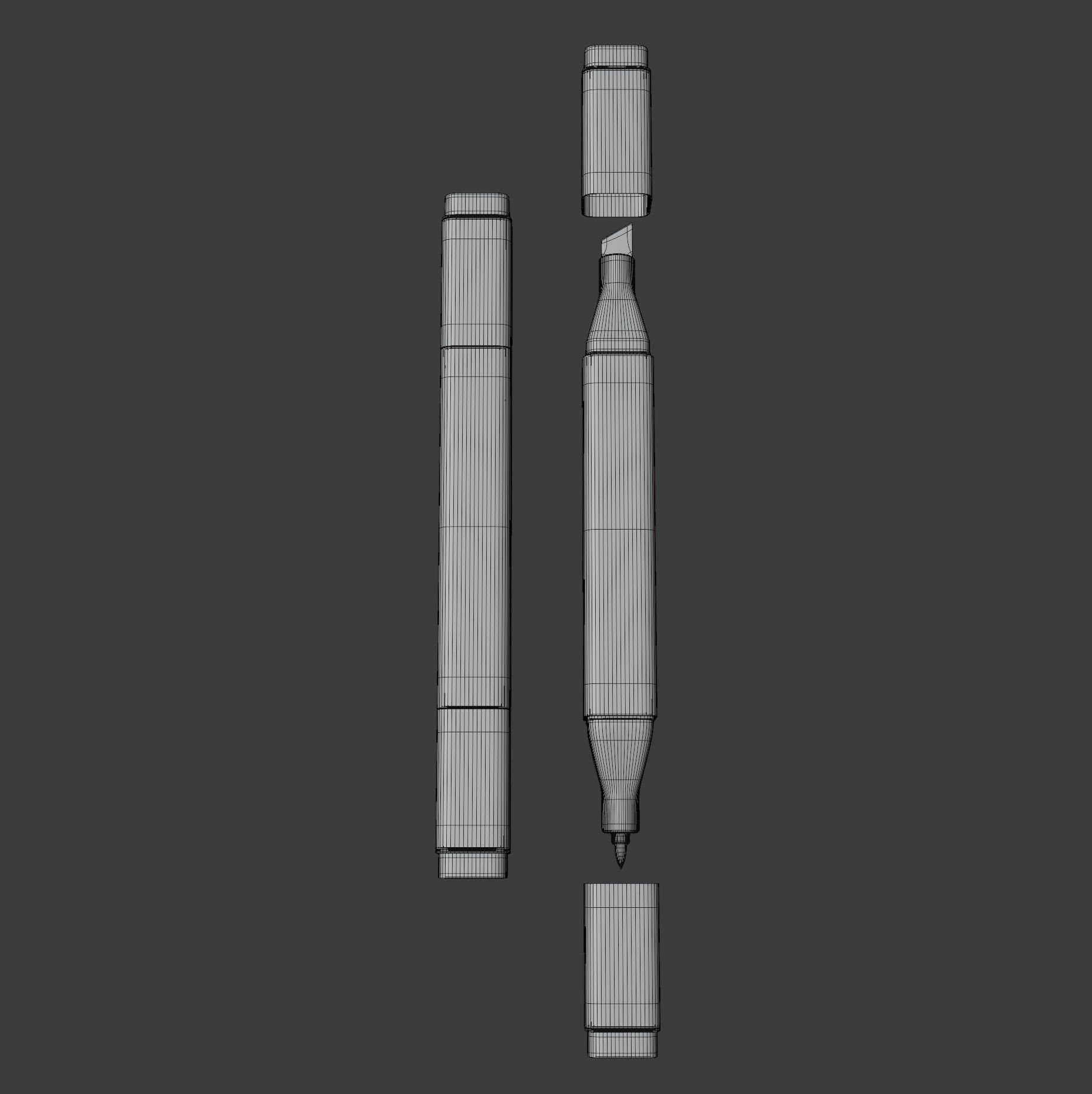 Copic Classic Marker 3D model_10