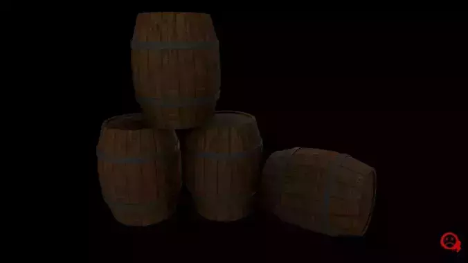 Old Wooden Barrel