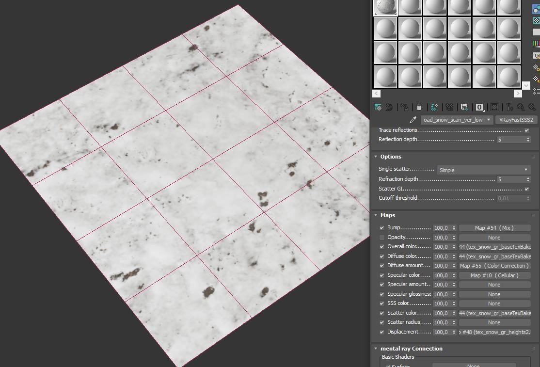 Snow ground Scan 10k 3D model_7