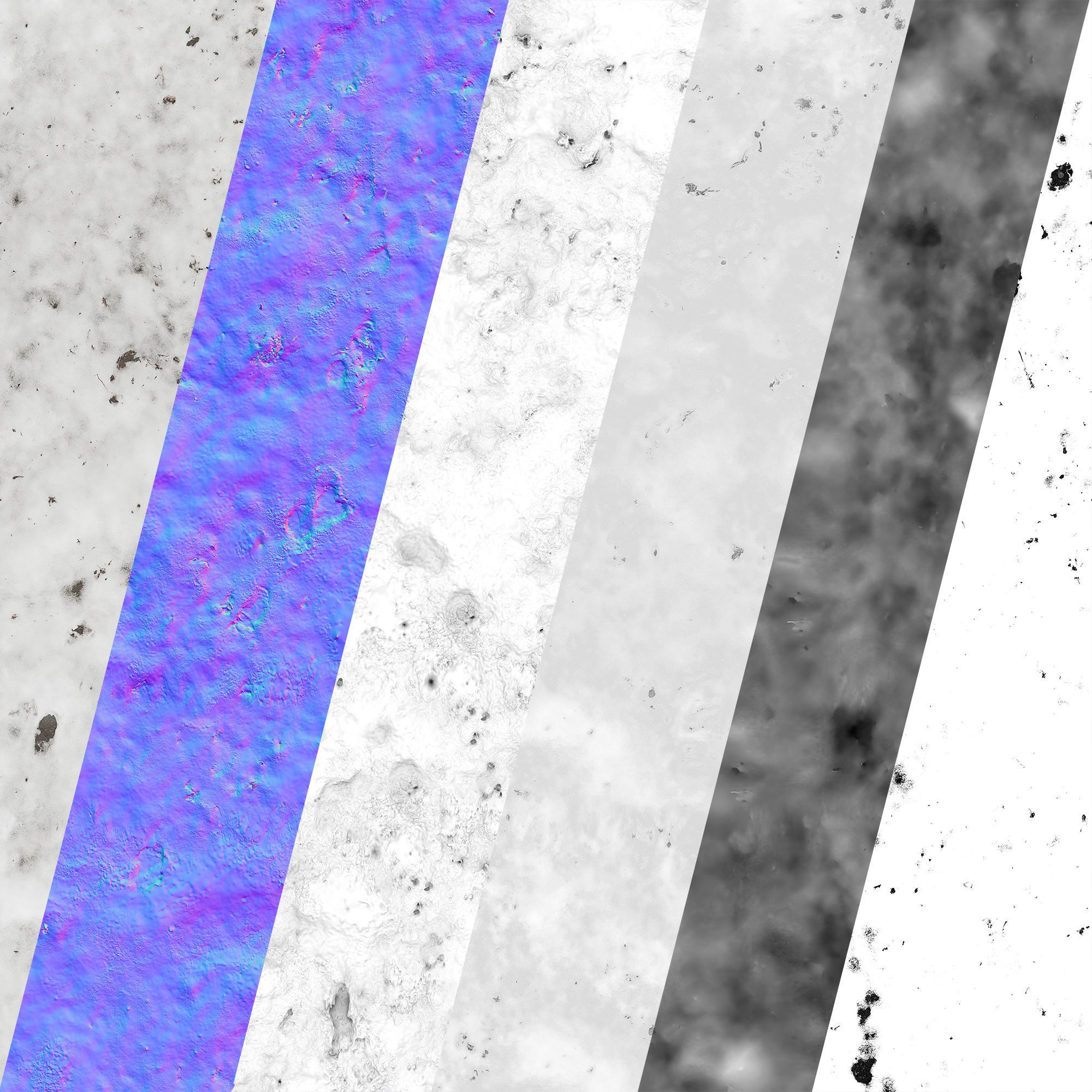 Snow ground Scan 10k 3D model_8