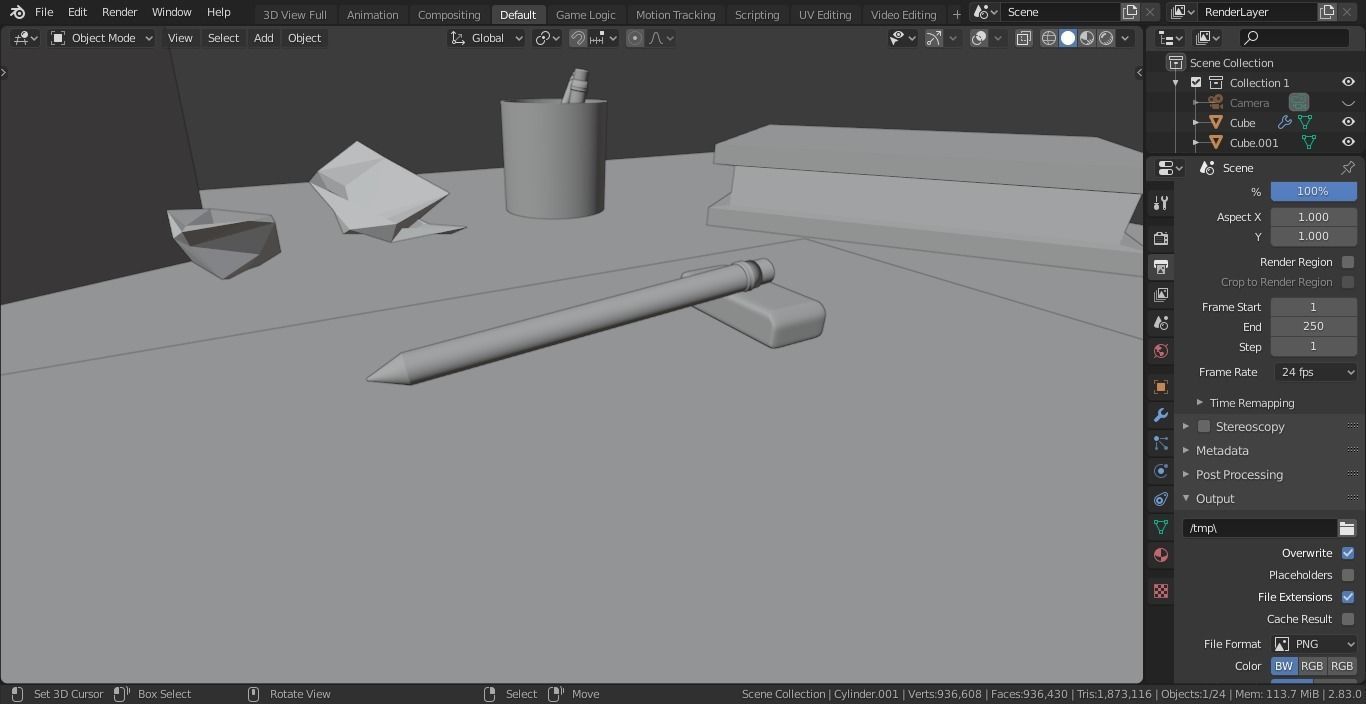 Blender Isometric - Low Poly Low-poly 3D model_4