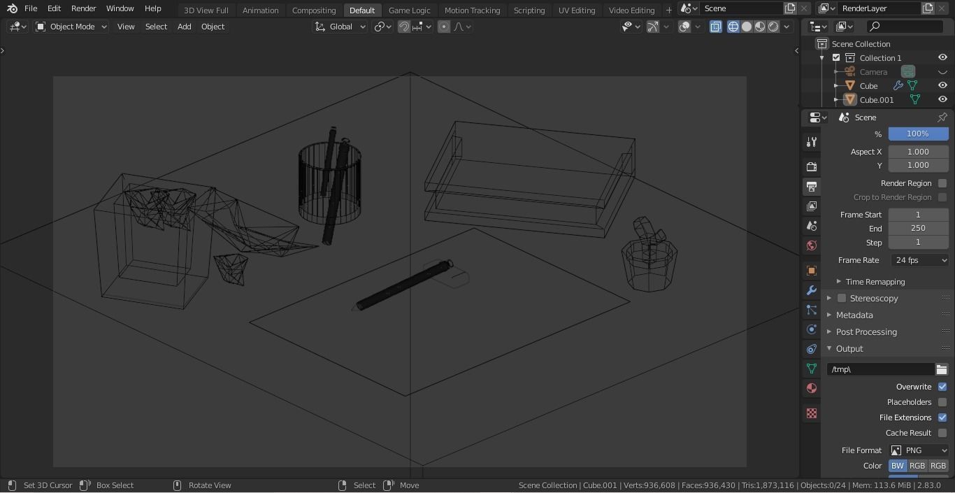 Blender Isometric - Low Poly Low-poly 3D model_5
