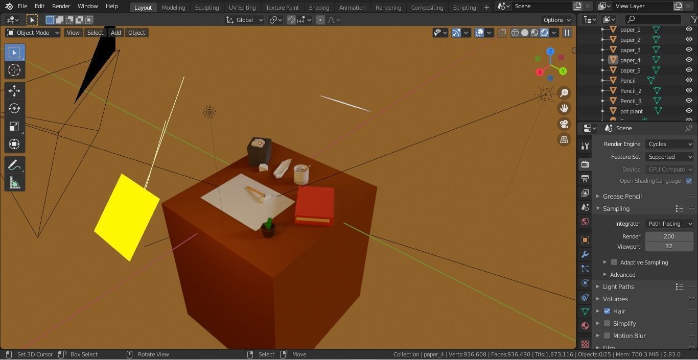 Blender Isometric - Low Poly Low-poly 3D model_1