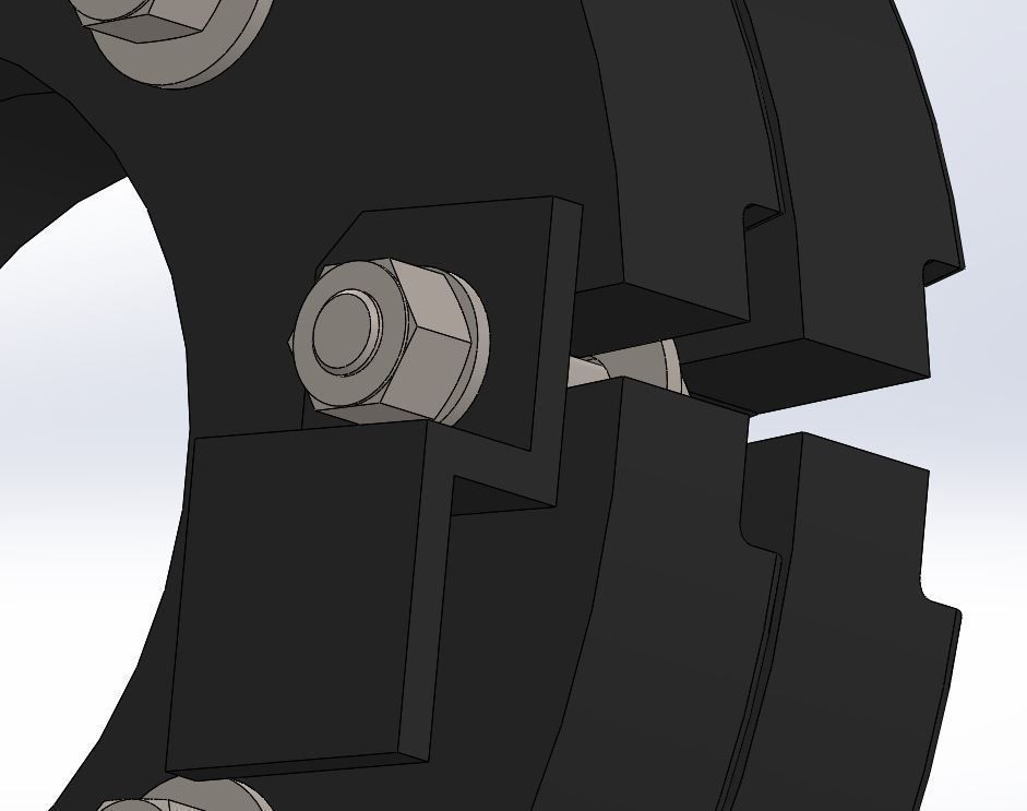 Landini tractor front wheel weight design Free 3D model_1