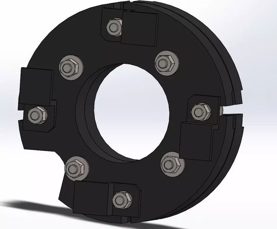 Landini tractor front wheel weight design Free 3D model_0