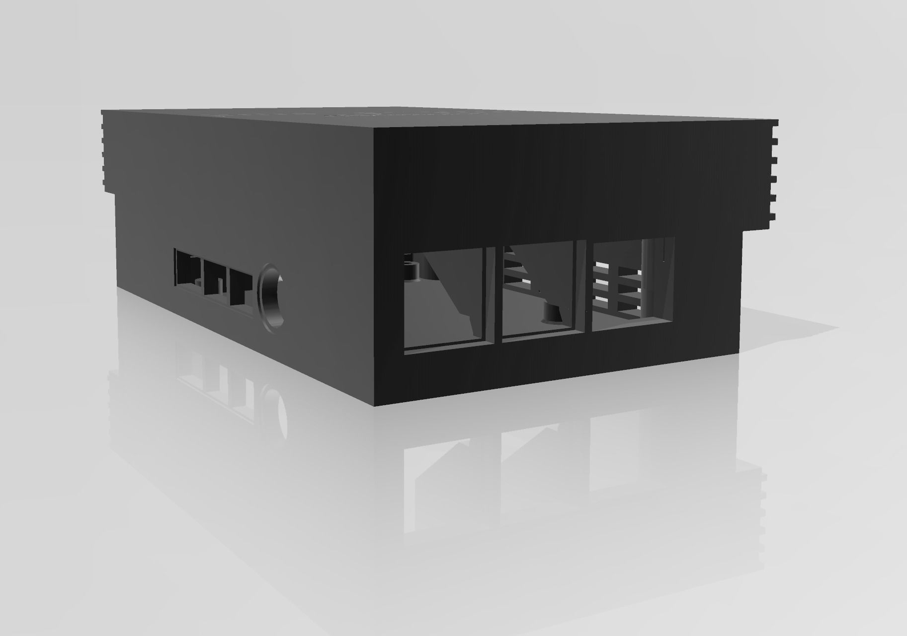 Playstation 2 Case for Raspberry Pi 4B 3D print model_1