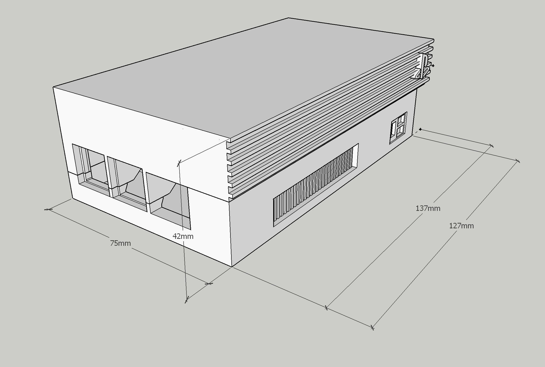 Playstation 2 Case for Raspberry Pi 4B 3D print model_4