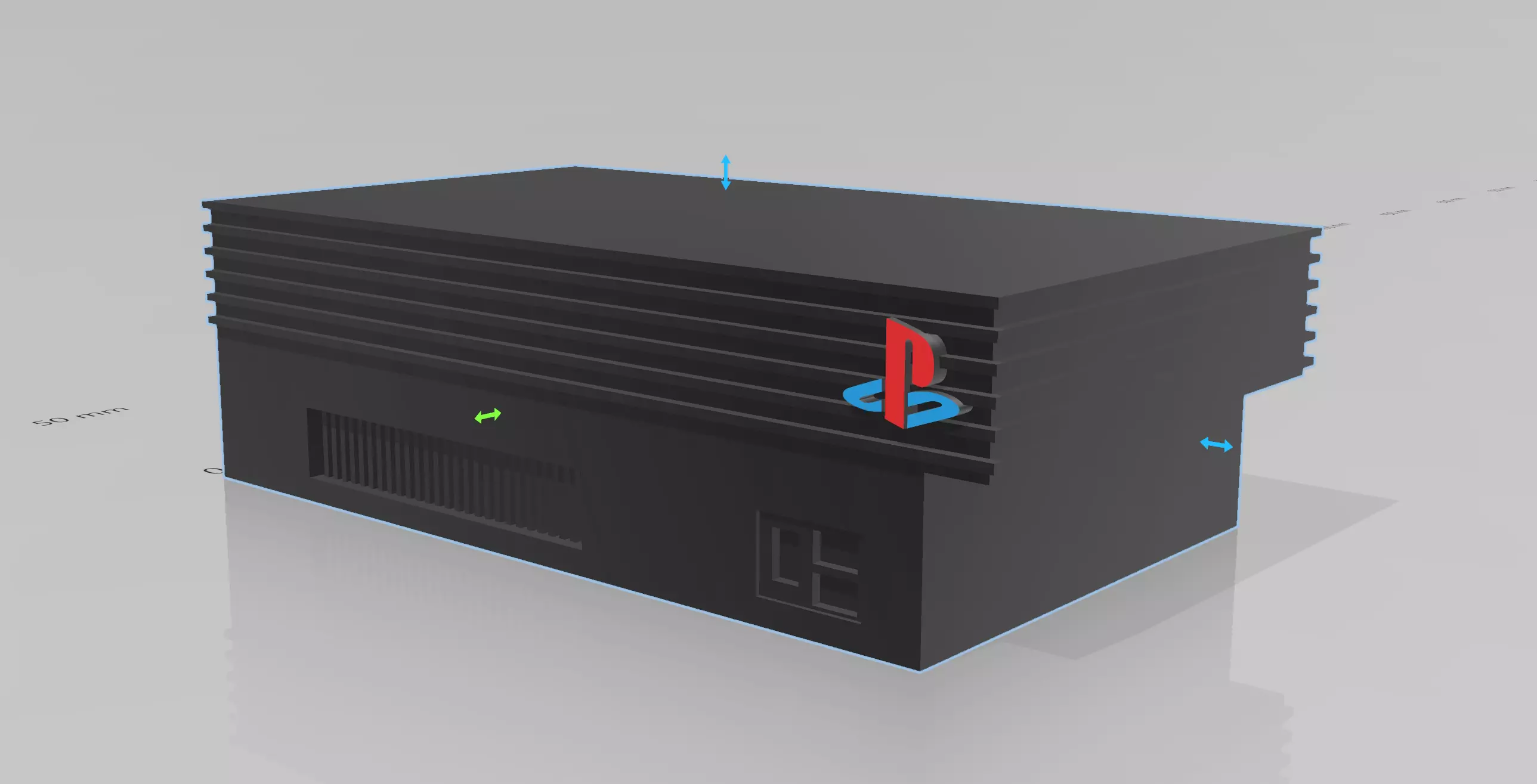 Playstation 2 Case for Raspberry Pi 4B 3D print model_0