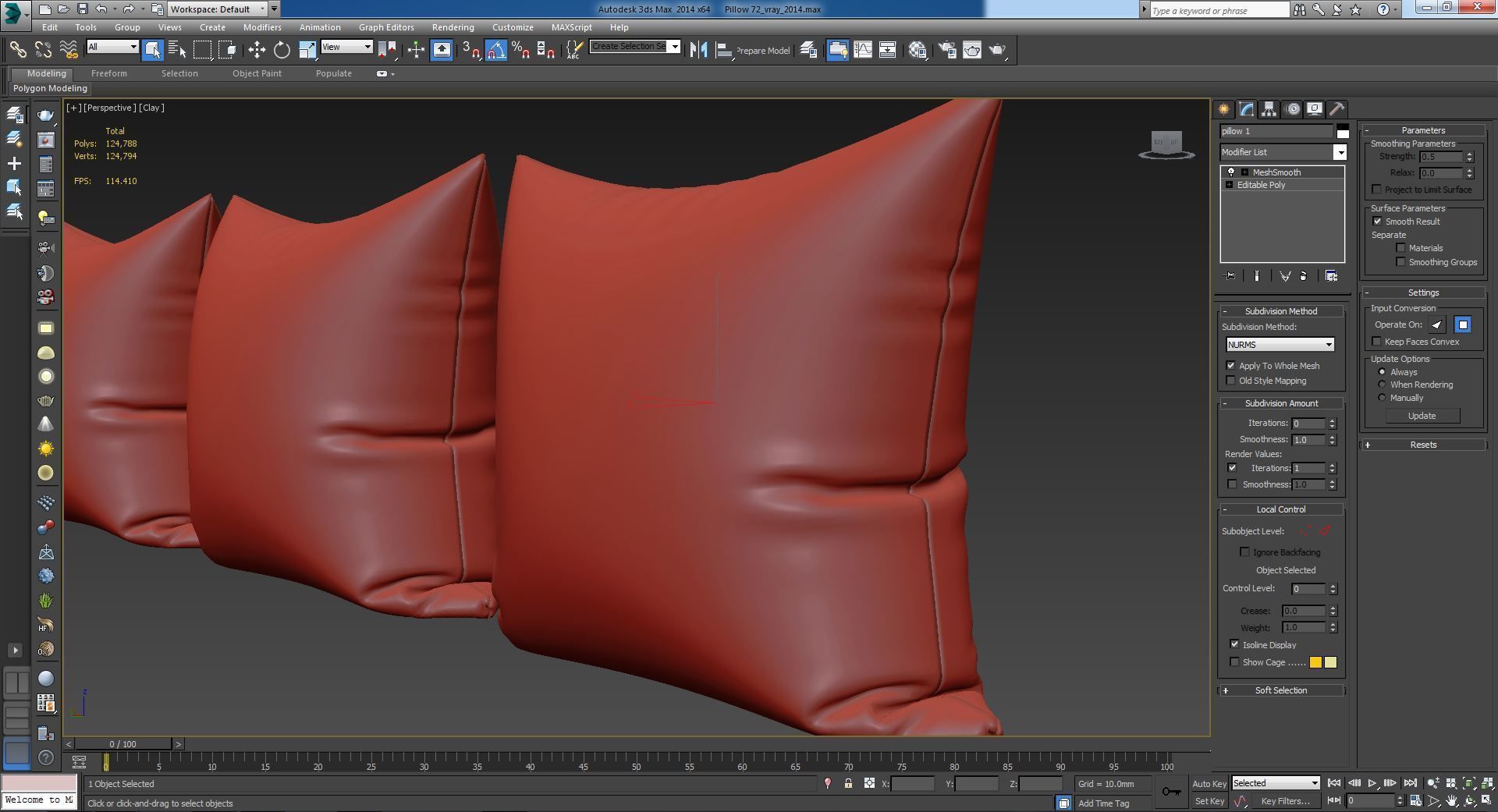 Decorative pillows  set 072 3D model_9