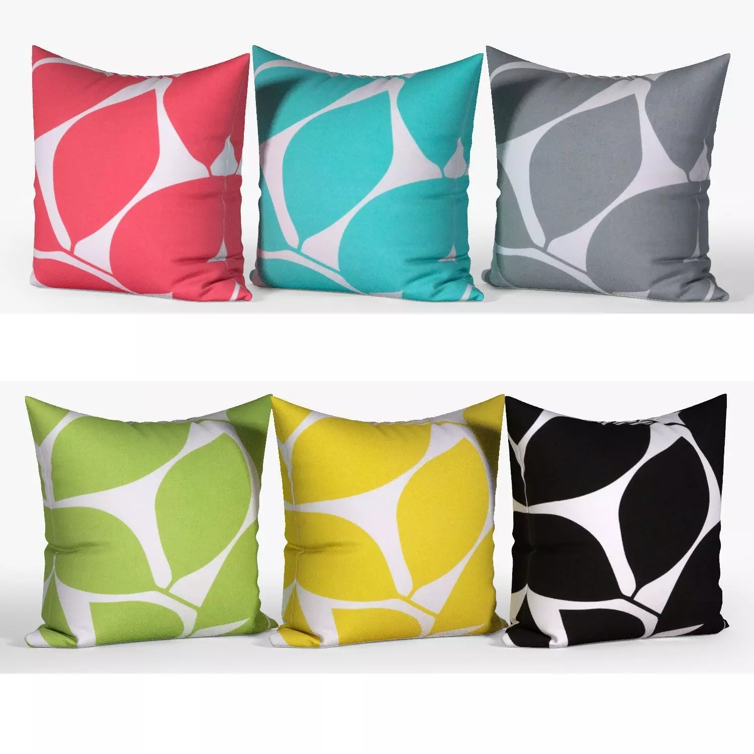 Decorative pillows  set 072 3D model_0