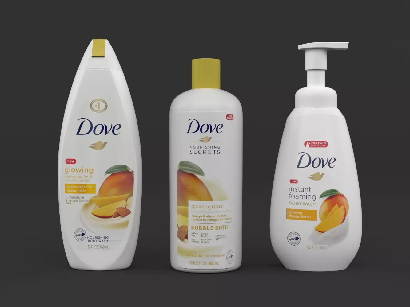 Dove Body Wash 3D model