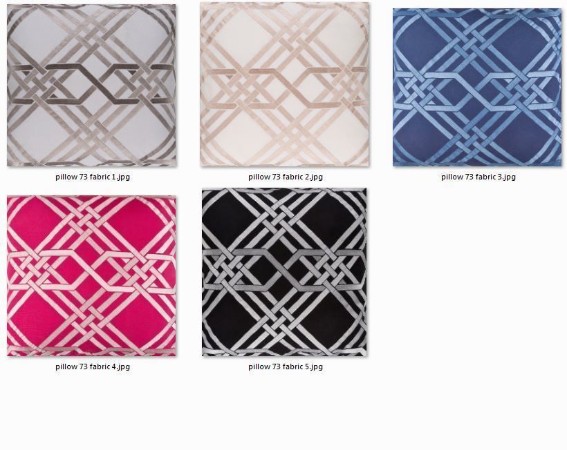 Decorative pillows set 073 3D model_19