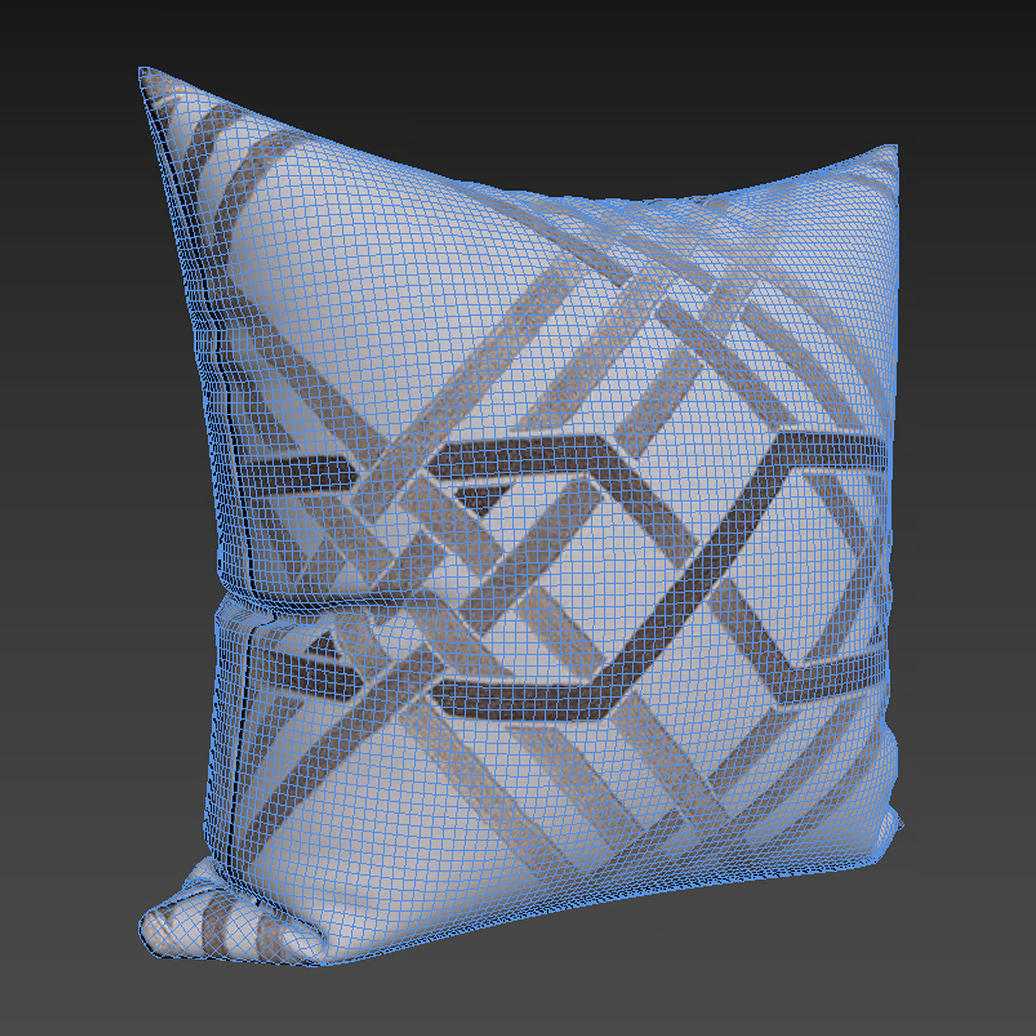 Decorative pillows set 073 3D model_11