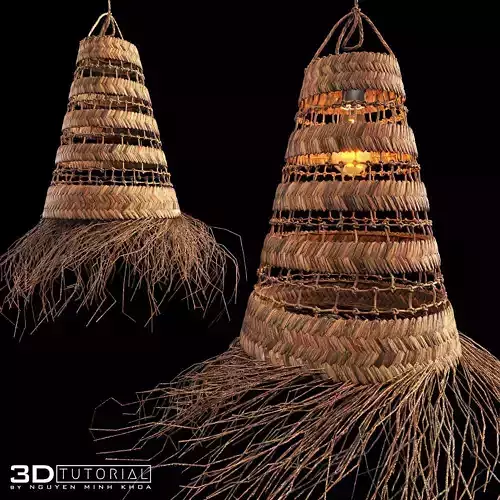 Livv Lifestyle Essaouira seagrass lamp