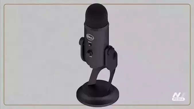 Blue Yeti Podcast Microphone 3D Model 3D model