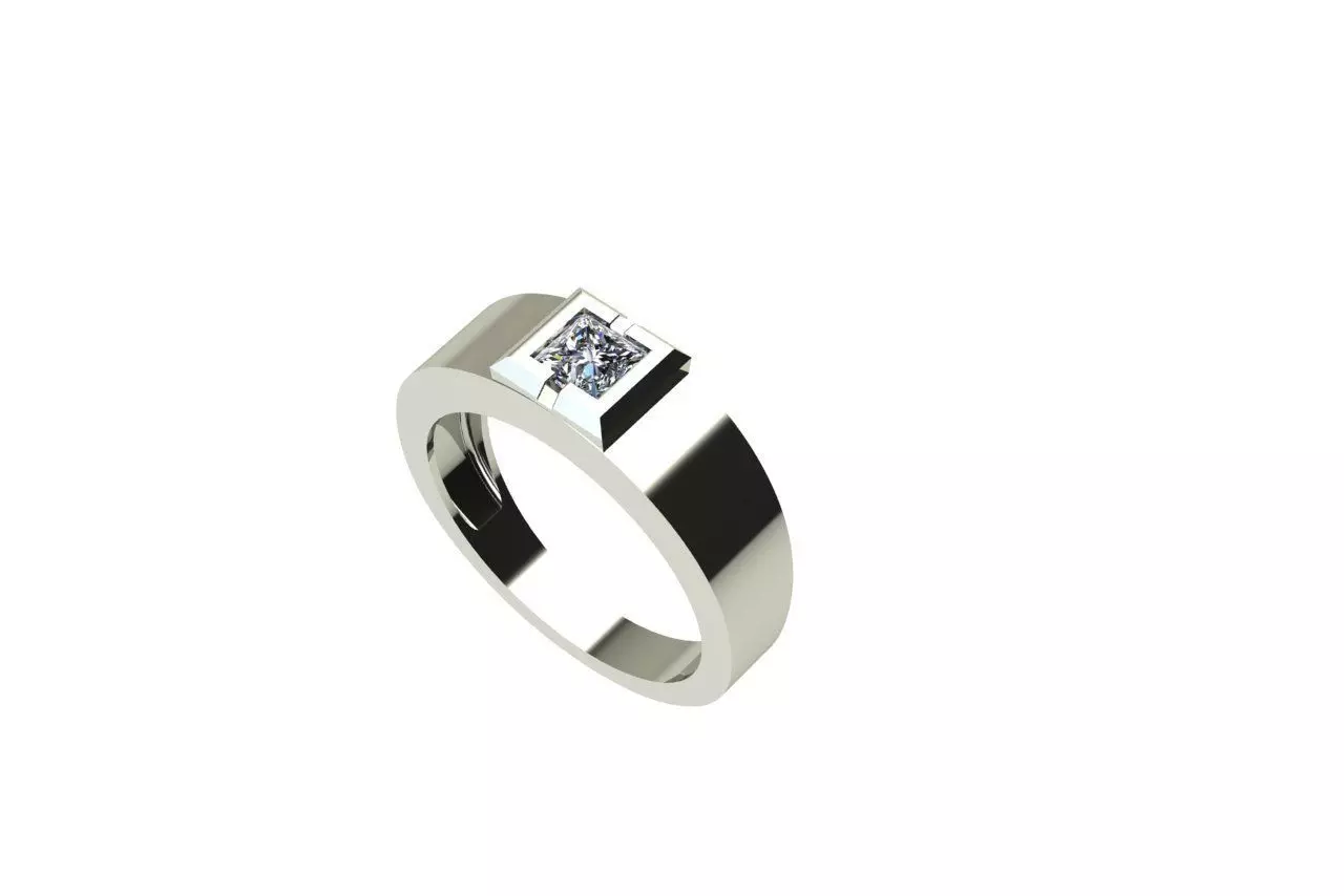 Ring model jewelry Diamond ring design 3D print model