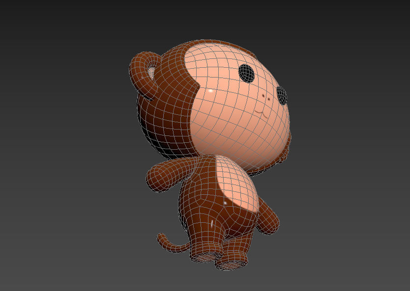 Character015 Monkey 3D model_13