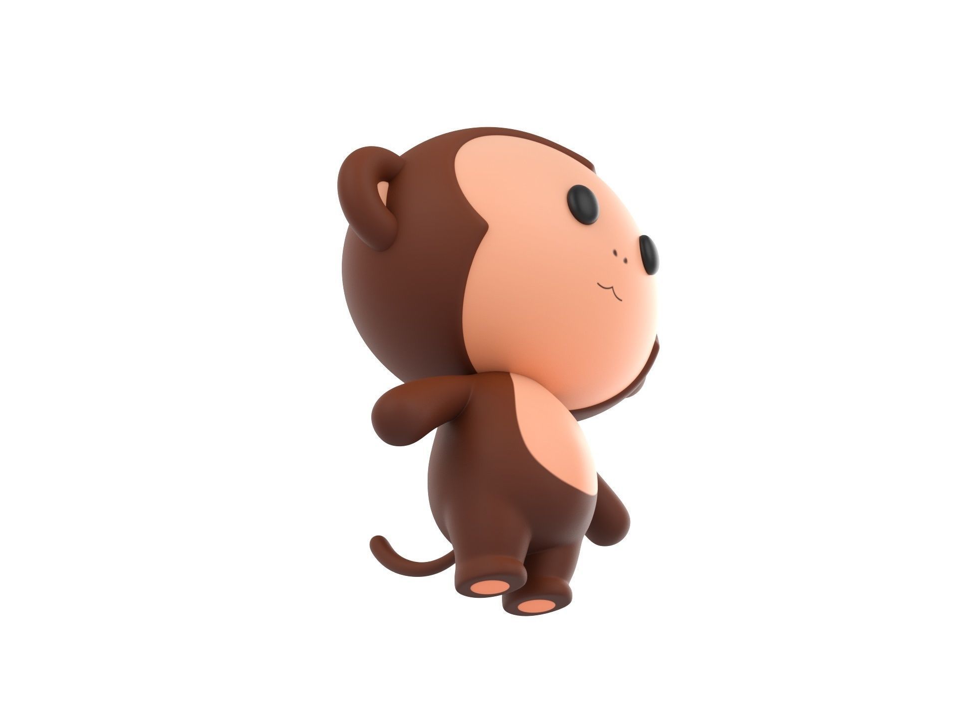 Character015 Monkey 3D model_2