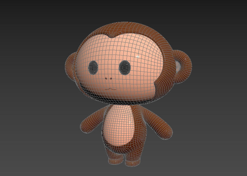 Character015 Monkey 3D model_11