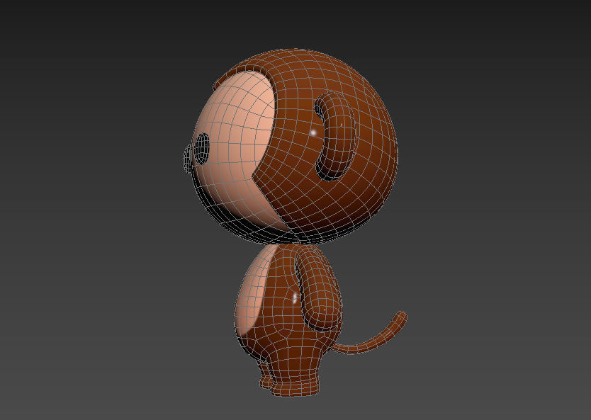 Character015 Monkey 3D model_17