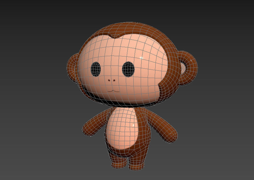 Character015 Monkey 3D model_10