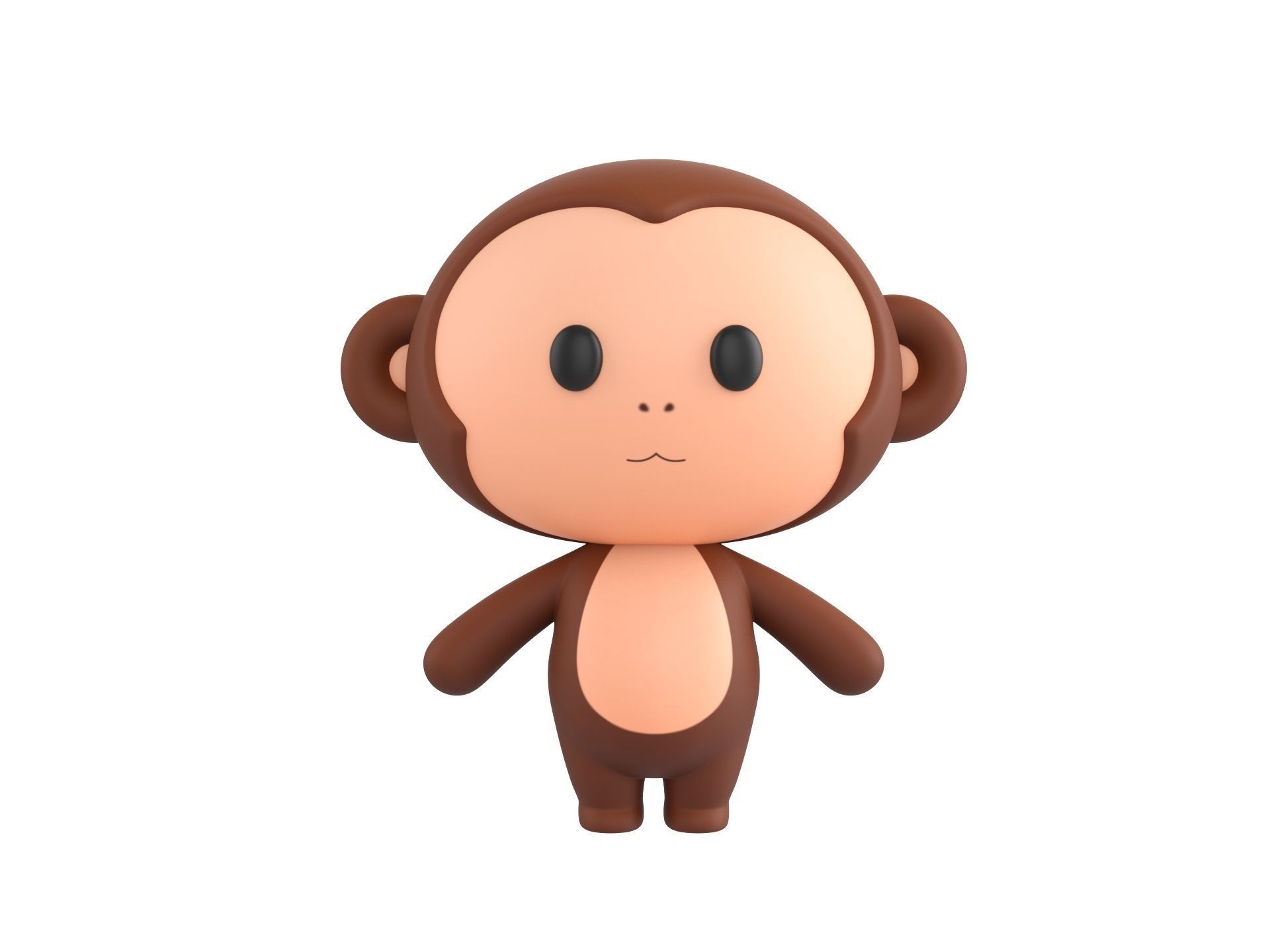 Character015 Monkey 3D model_1