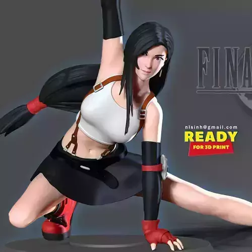 Tifa Lockhart 3D print model