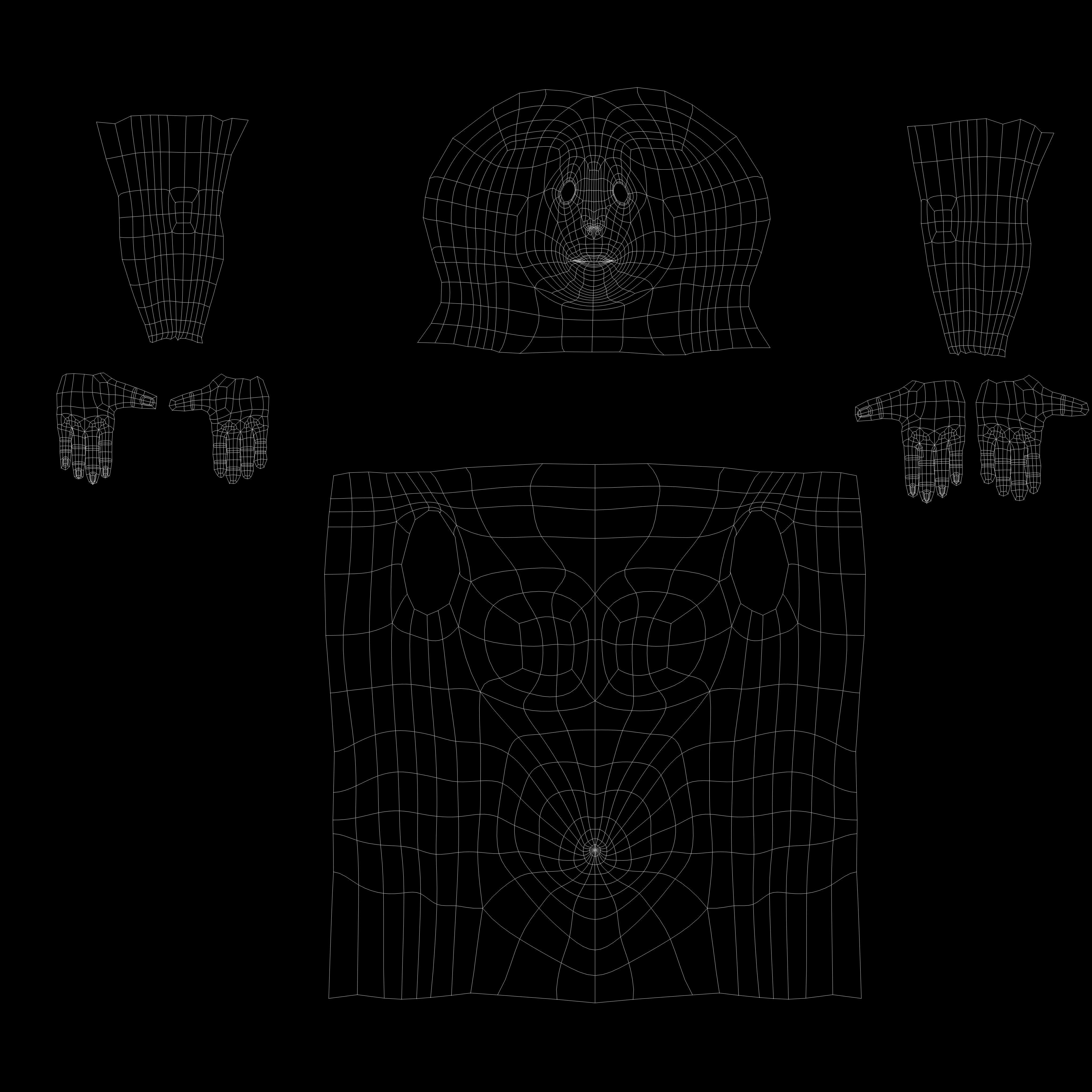 Mermaid 3d model little 3D model_7