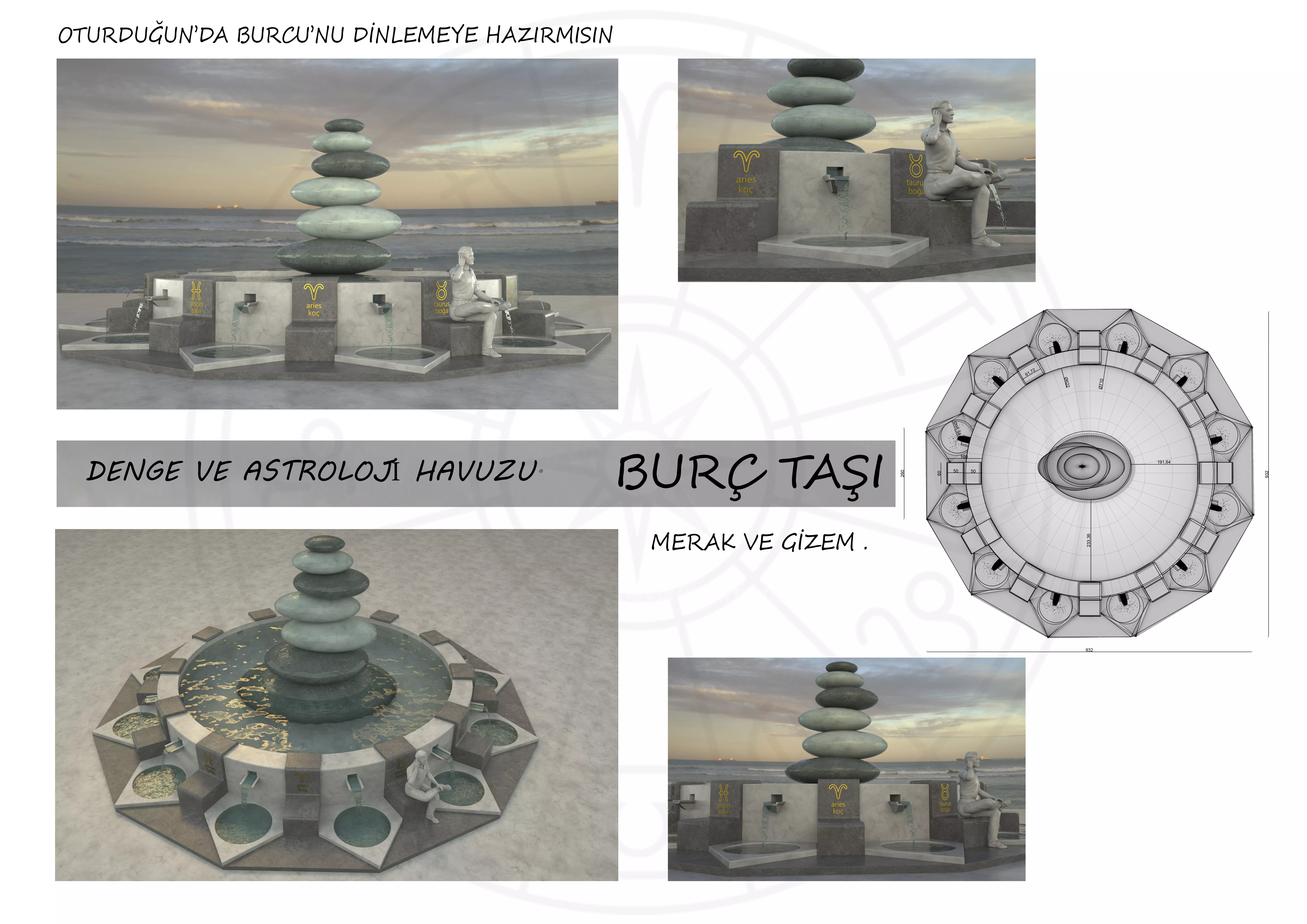  astrology pool 3d model 3D model_0