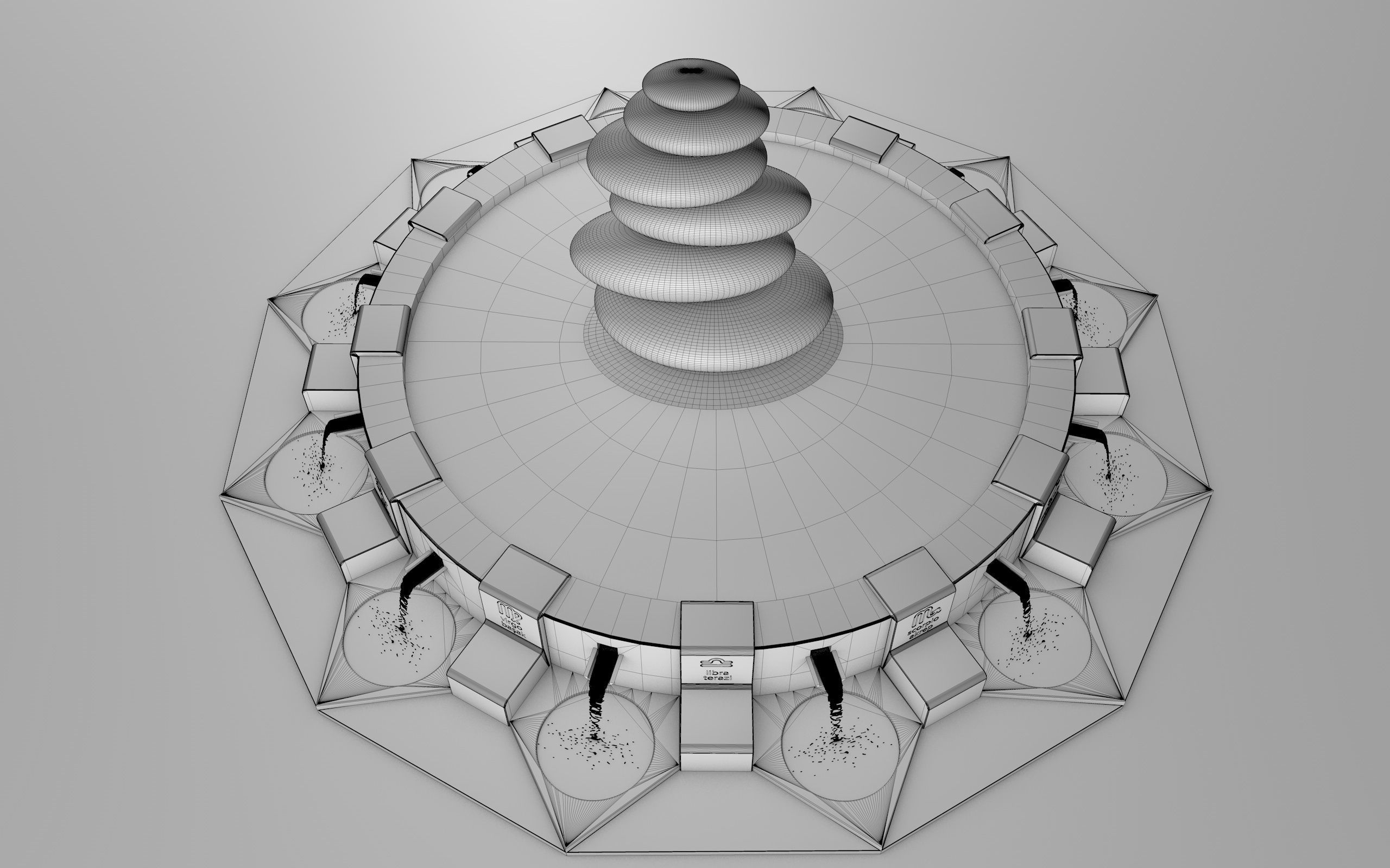  astrology pool 3d model 3D model_10