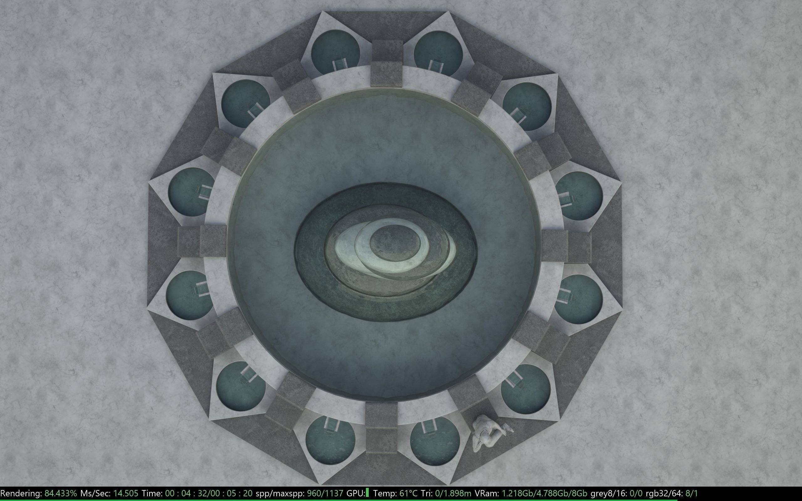  astrology pool 3d model 3D model_8