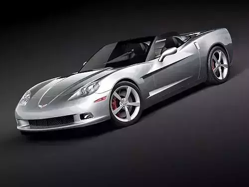 Chevrolet Corvette C6 convertible 3D model