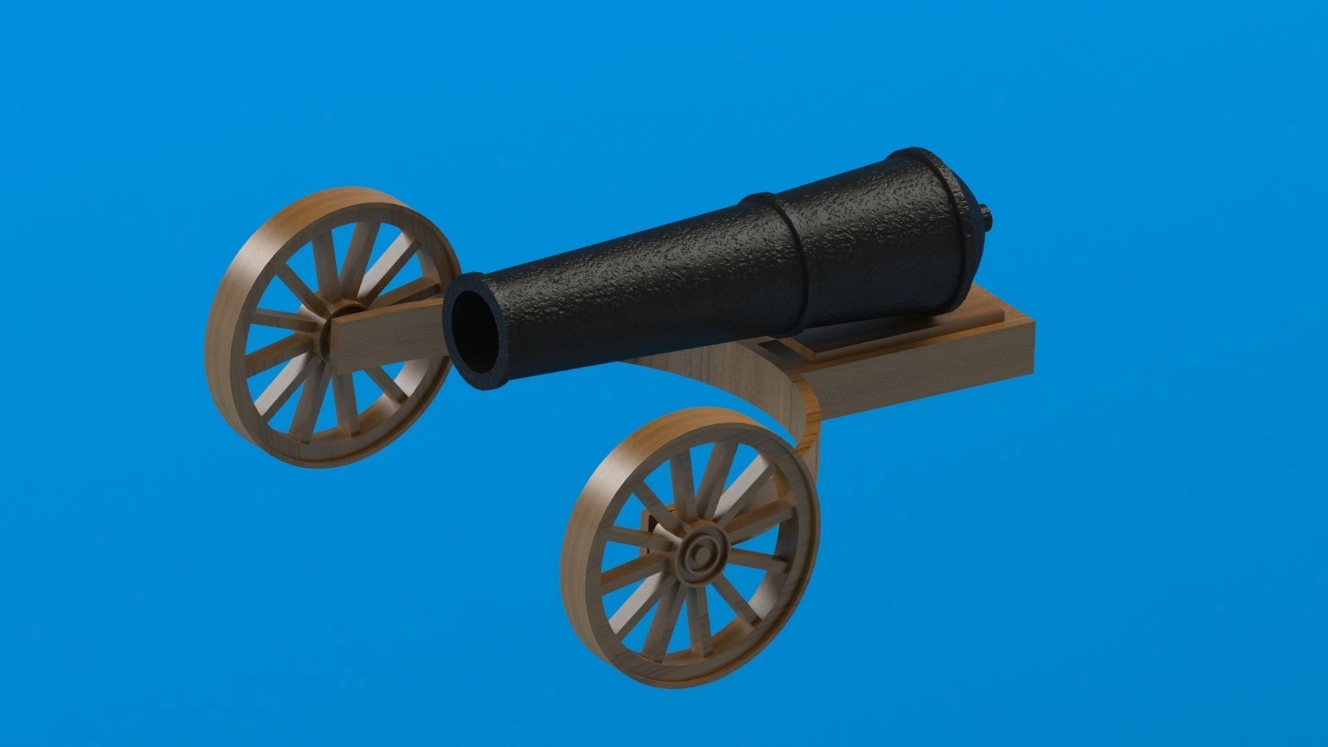 Old Wooden Wheel 3D printable 3D print model_1