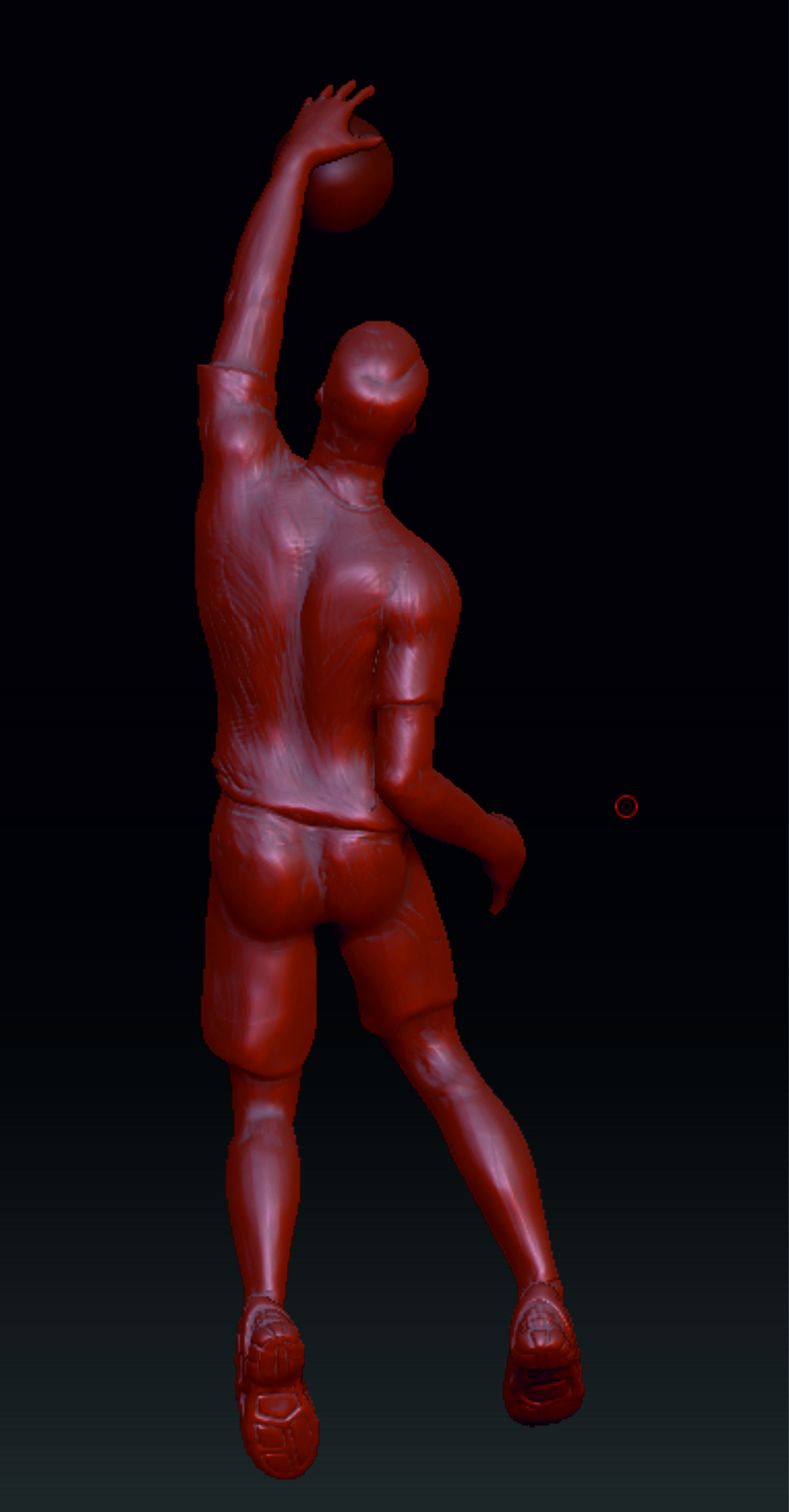 Volleyball player 3D print model_15